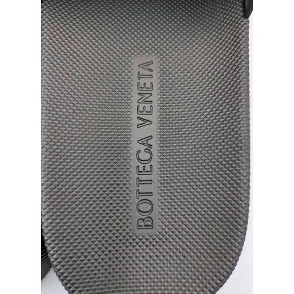 BOTTEGA VENETA Matt Rubber Slider Sandals Black Size39 - Picture 6 of 11